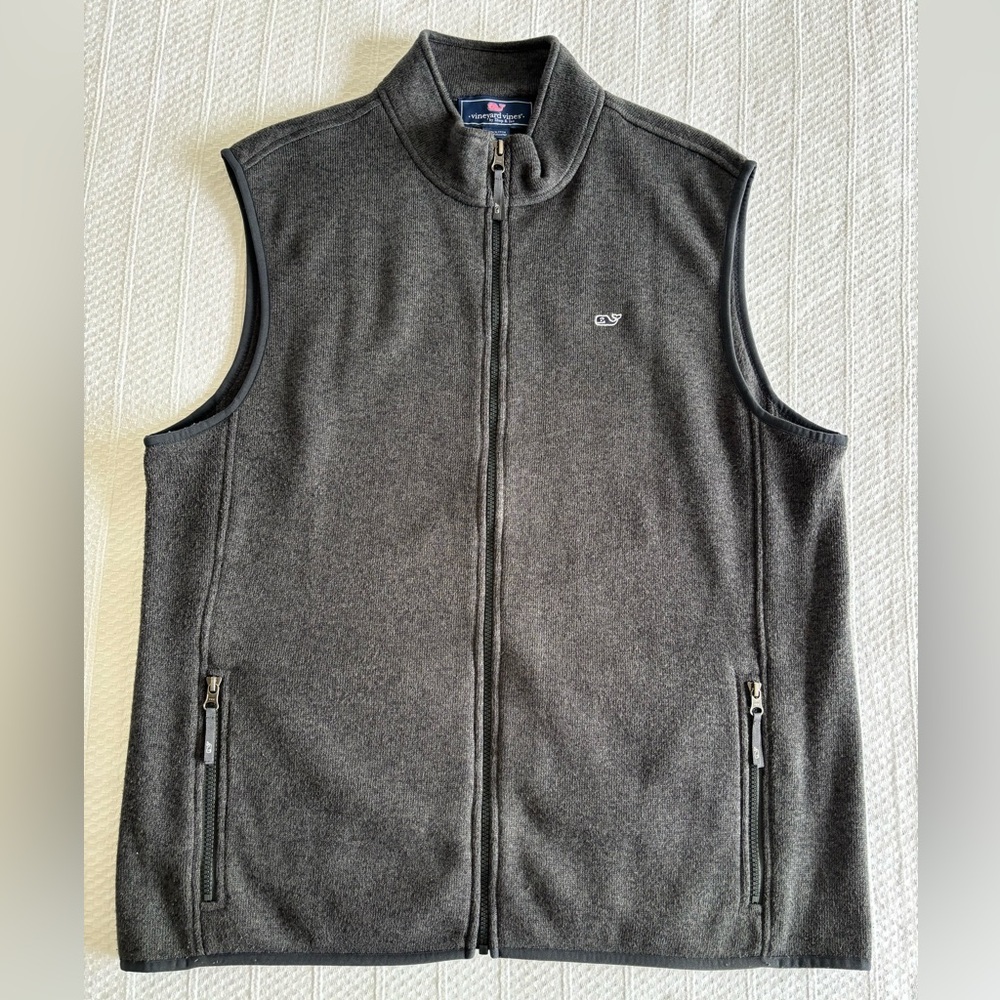 VINEYARD VINES Men’s Vest XL Gray